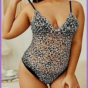 Leopard body suit